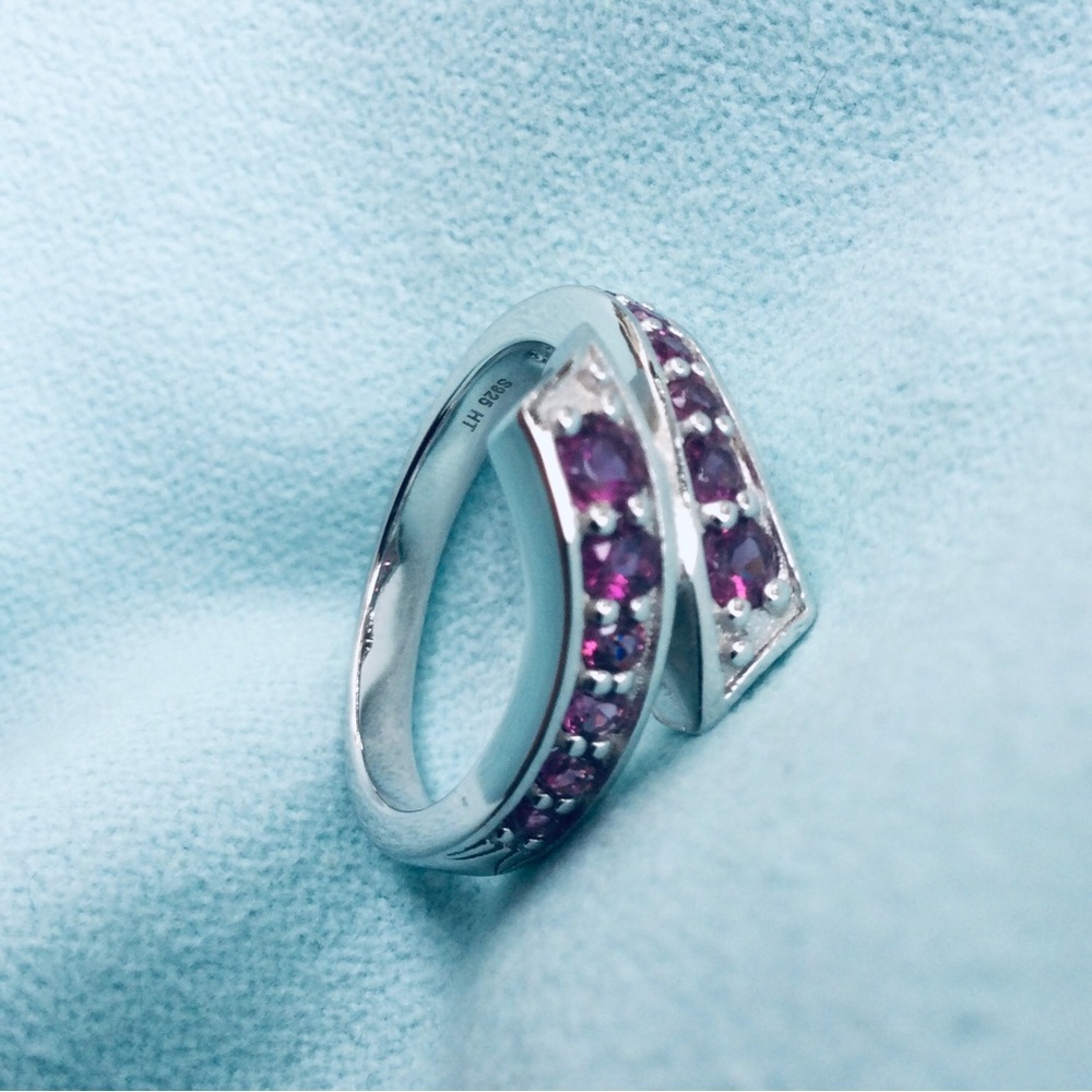 Natural Rhodolite Garnet 925 Sterling Silver